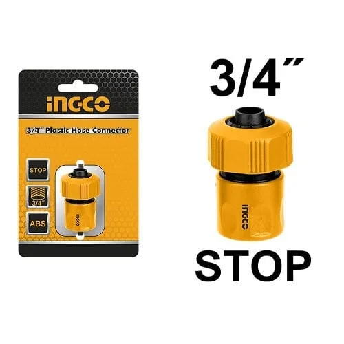 Ingco 3/4" Plastic Hose Quick Connector - HHCS01341