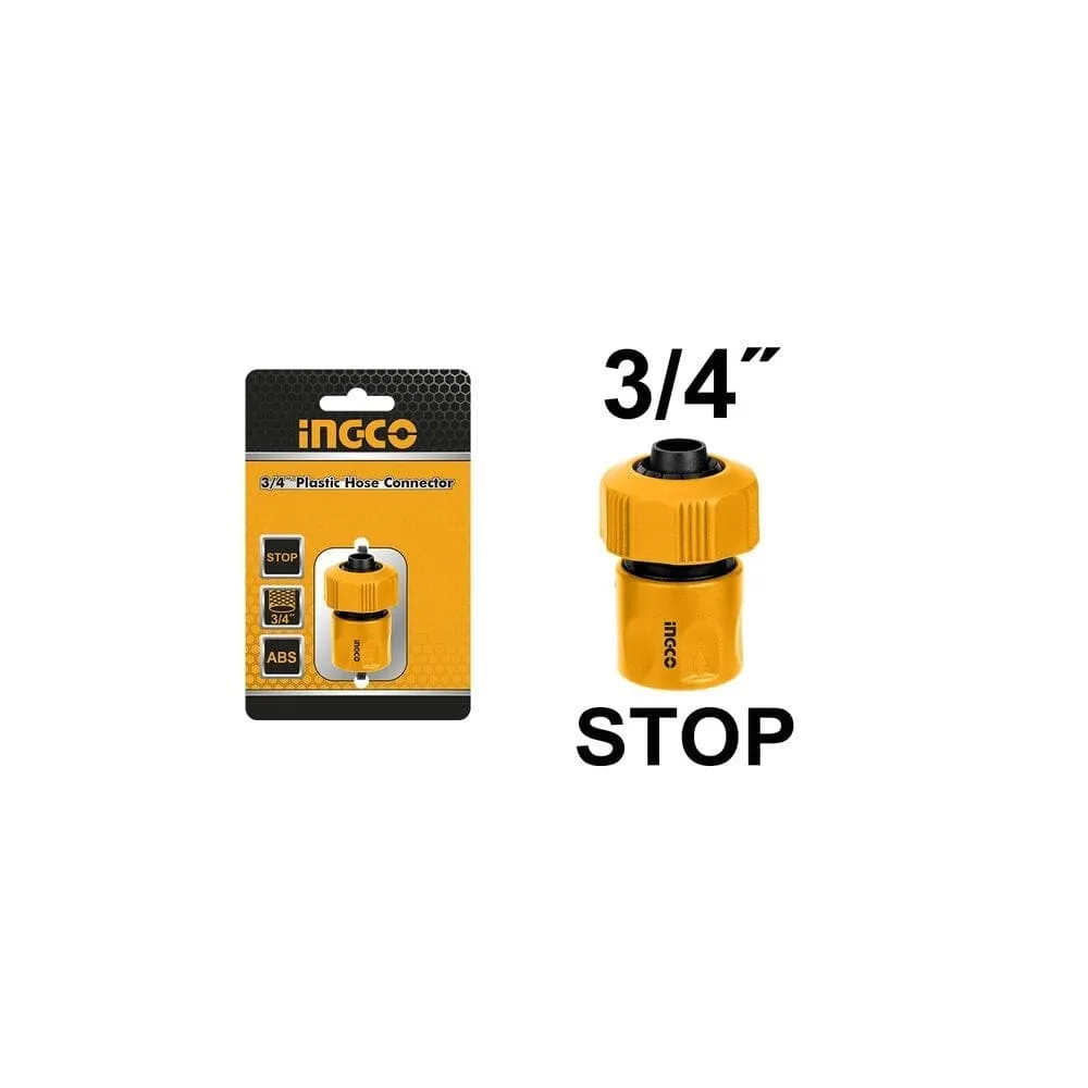 Ingco 3/4" Plastic Hose Quick Connector - HHCS01341