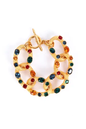 Jeweled Cable Chain Bracelet