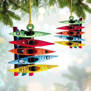 Kayak, Kayaking, Shaped Ornament 02, RINC98