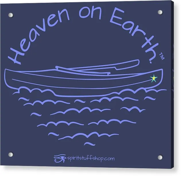Kayaking Heaven On Earth - Acrylic Print