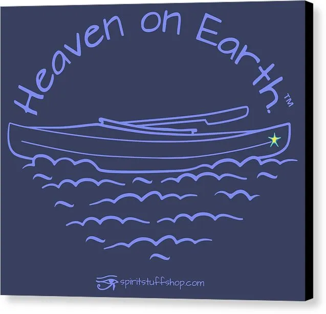 Kayaking Heaven On Earth - Canvas Print