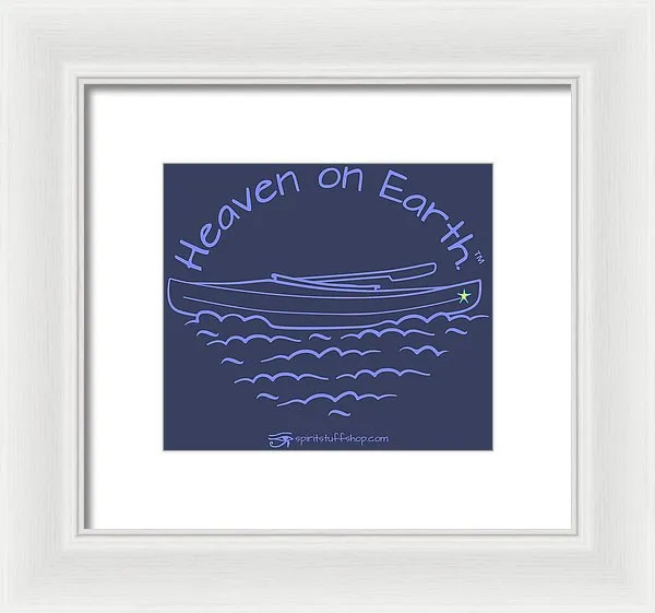 Kayaking Heaven On Earth - Framed Print