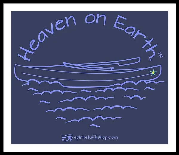 Kayaking Heaven On Earth - Framed Print