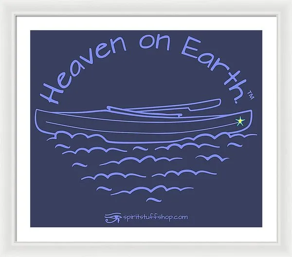 Kayaking Heaven On Earth - Framed Print
