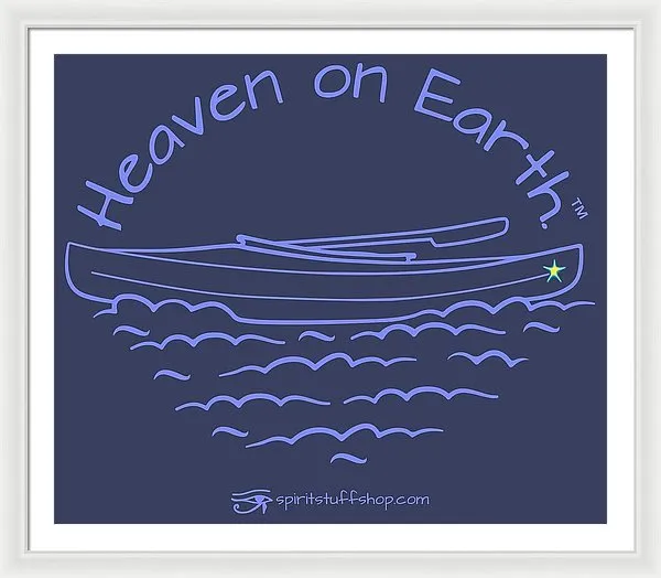 Kayaking Heaven On Earth - Framed Print