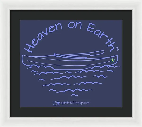 Kayaking Heaven On Earth - Framed Print
