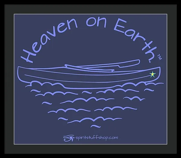 Kayaking Heaven On Earth - Framed Print