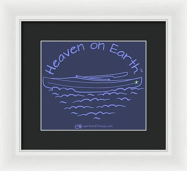 Kayaking Heaven On Earth - Framed Print