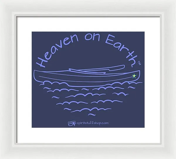 Kayaking Heaven On Earth - Framed Print