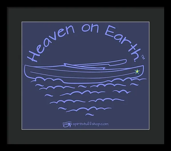 Kayaking Heaven On Earth - Framed Print