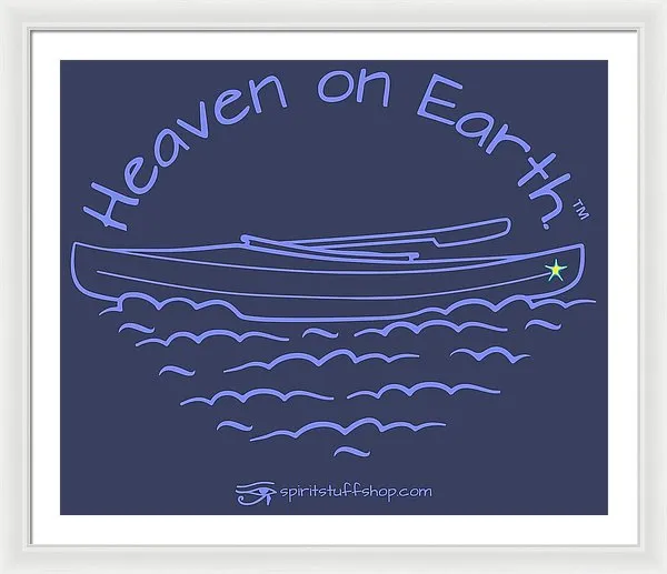 Kayaking Heaven On Earth - Framed Print