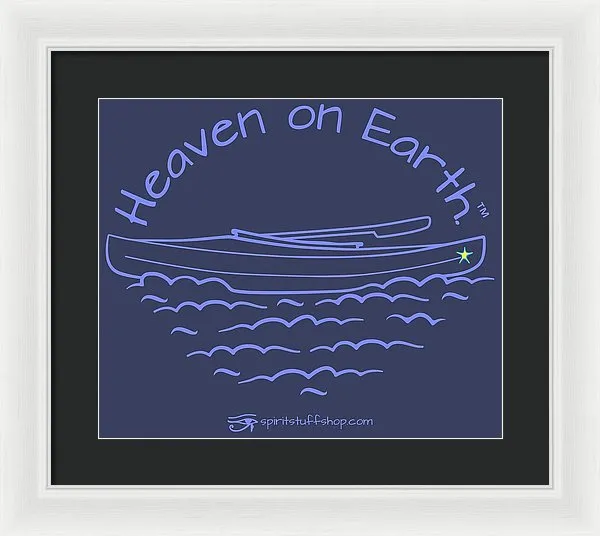 Kayaking Heaven On Earth - Framed Print