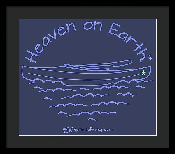 Kayaking Heaven On Earth - Framed Print
