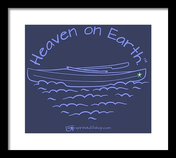Kayaking Heaven On Earth - Framed Print