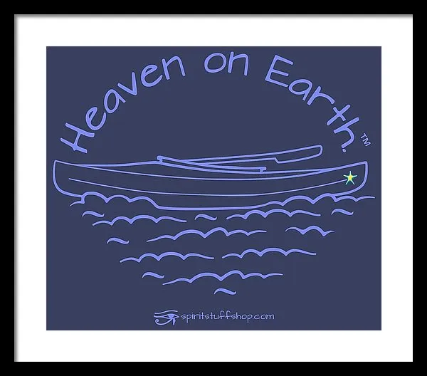 Kayaking Heaven On Earth - Framed Print