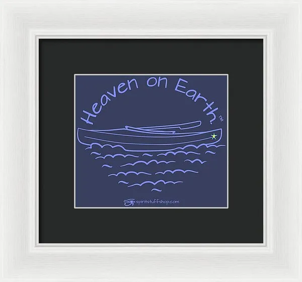 Kayaking Heaven On Earth - Framed Print