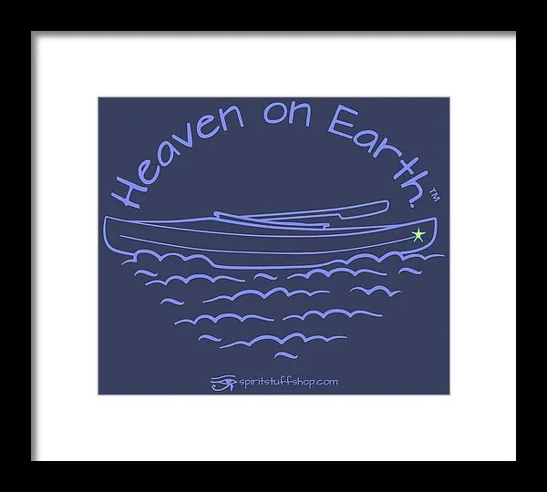 Kayaking Heaven On Earth - Framed Print