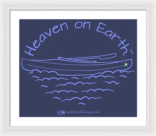Kayaking Heaven On Earth - Framed Print