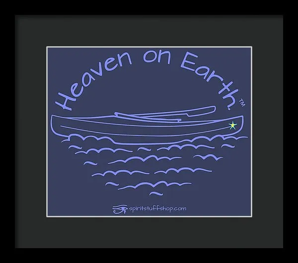 Kayaking Heaven On Earth - Framed Print