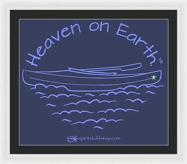 Kayaking Heaven On Earth - Framed Print