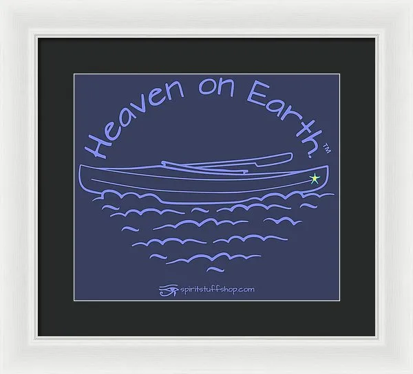 Kayaking Heaven On Earth - Framed Print