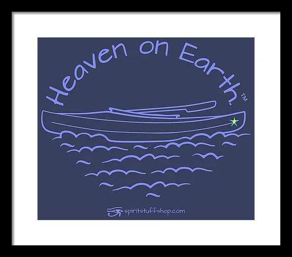 Kayaking Heaven On Earth - Framed Print