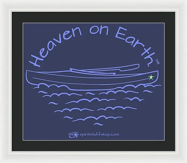 Kayaking Heaven On Earth - Framed Print