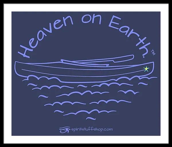 Kayaking Heaven On Earth - Framed Print