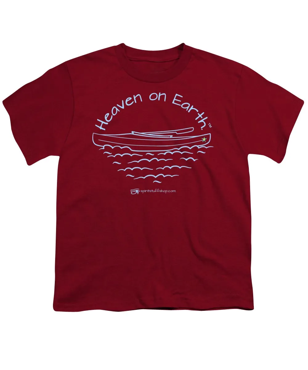 Kayaking Heaven On Earth - Youth T-Shirt