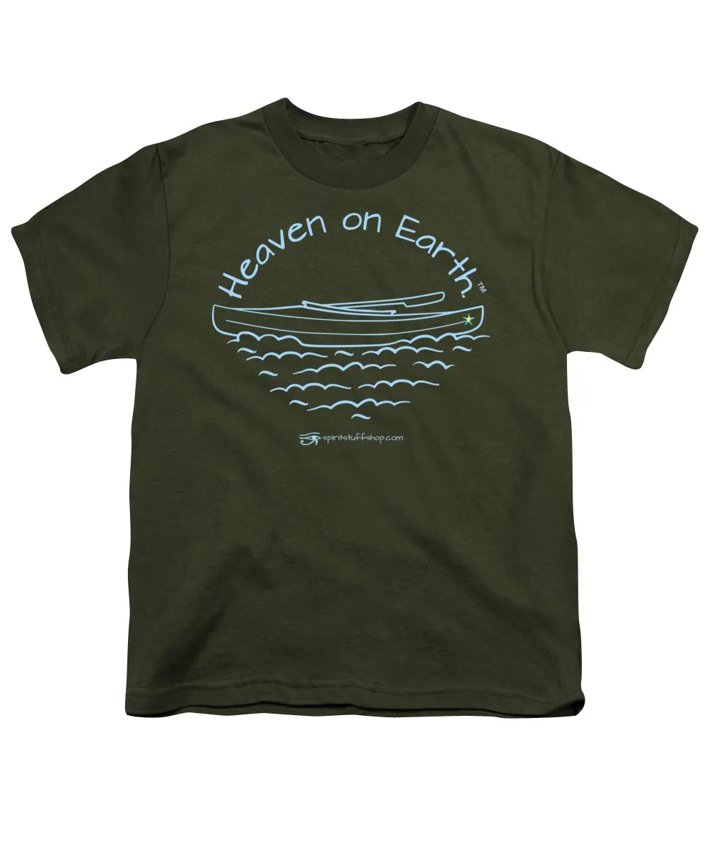 Kayaking Heaven On Earth - Youth T-Shirt