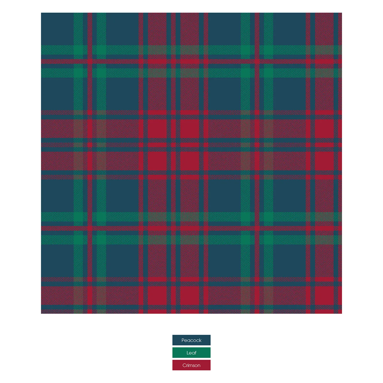 Kickee Pants Peacock Plaid Print Zipper Footie