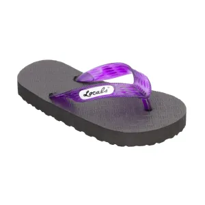 Kids Original Translucent Purple Strap Slippah