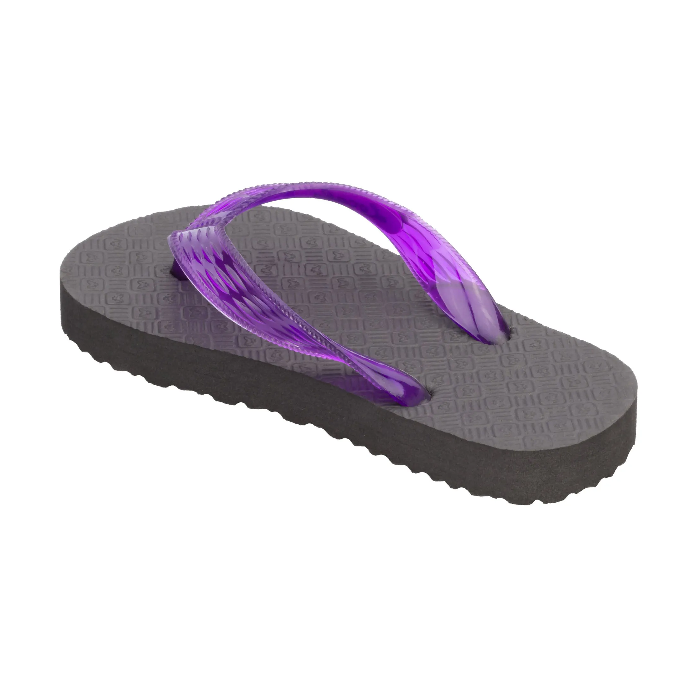 Kids Original Translucent Purple Strap Slippah