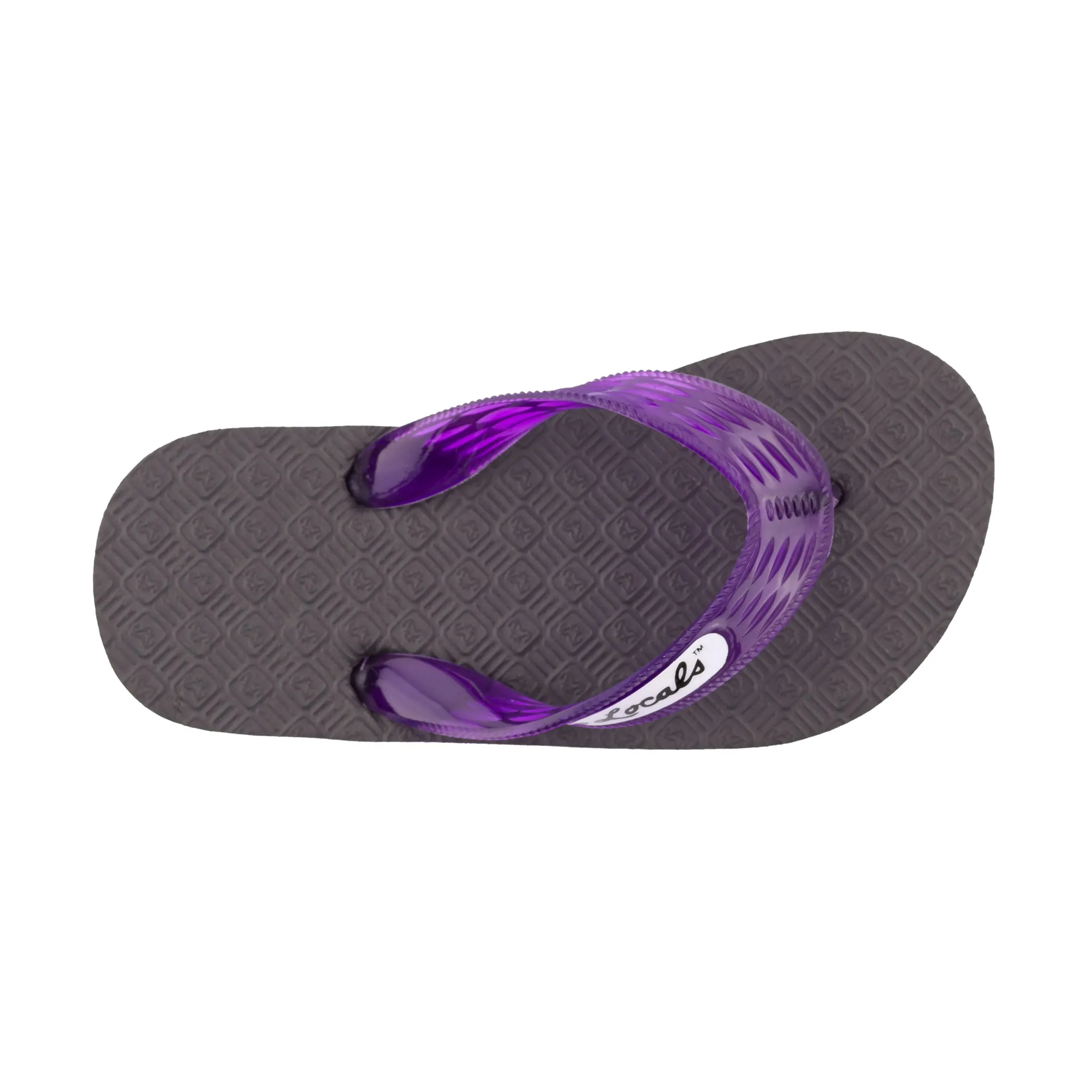 Kids Original Translucent Purple Strap Slippah
