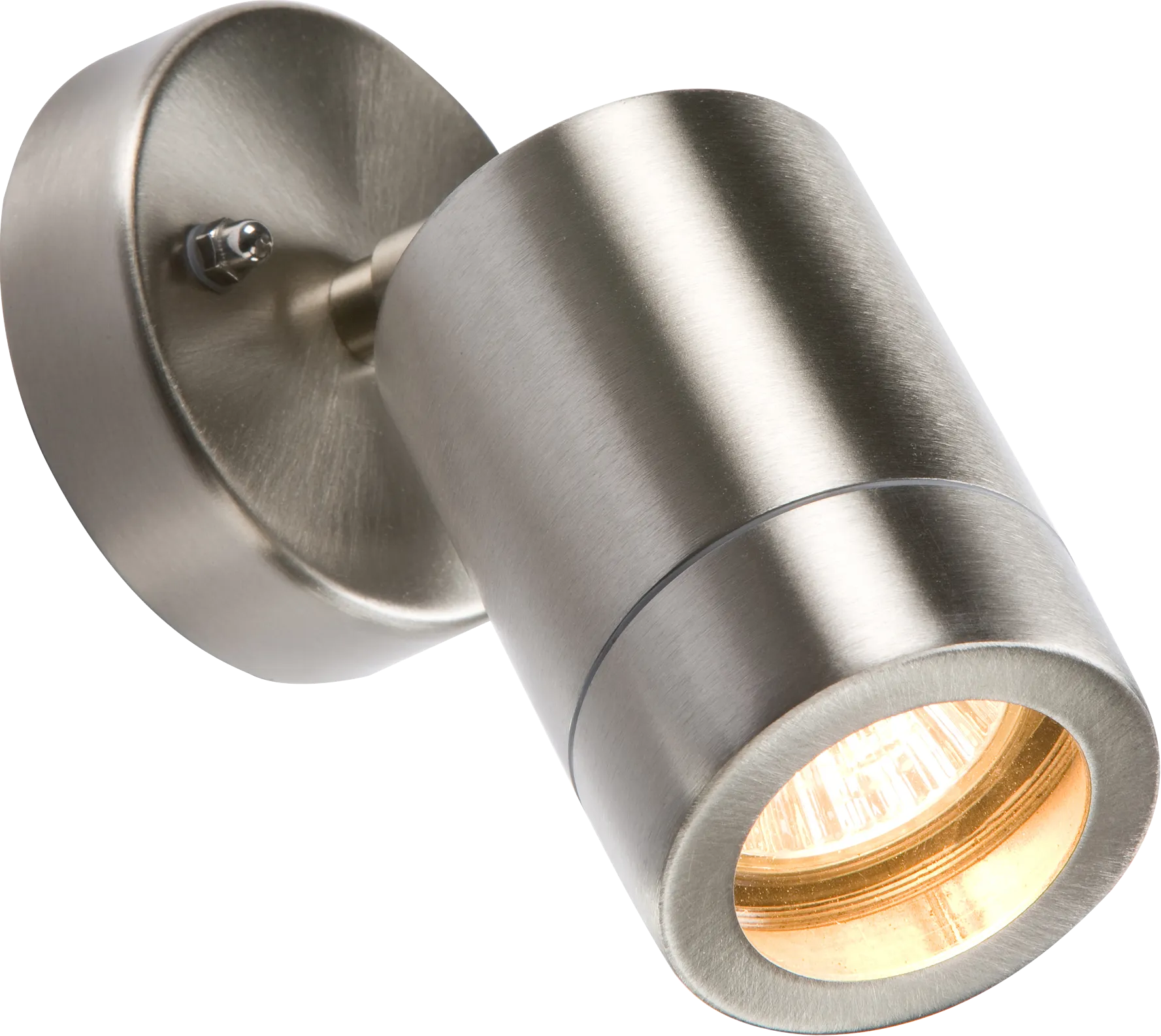 Knightsbridge WALL3L 230V IP65 GU10 35W Lightweight Stainless Steel Adjustable Wall Light