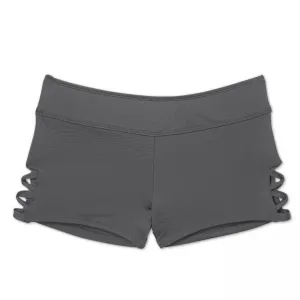 Kona Sol Women's Strappy Side Swim Shorts
