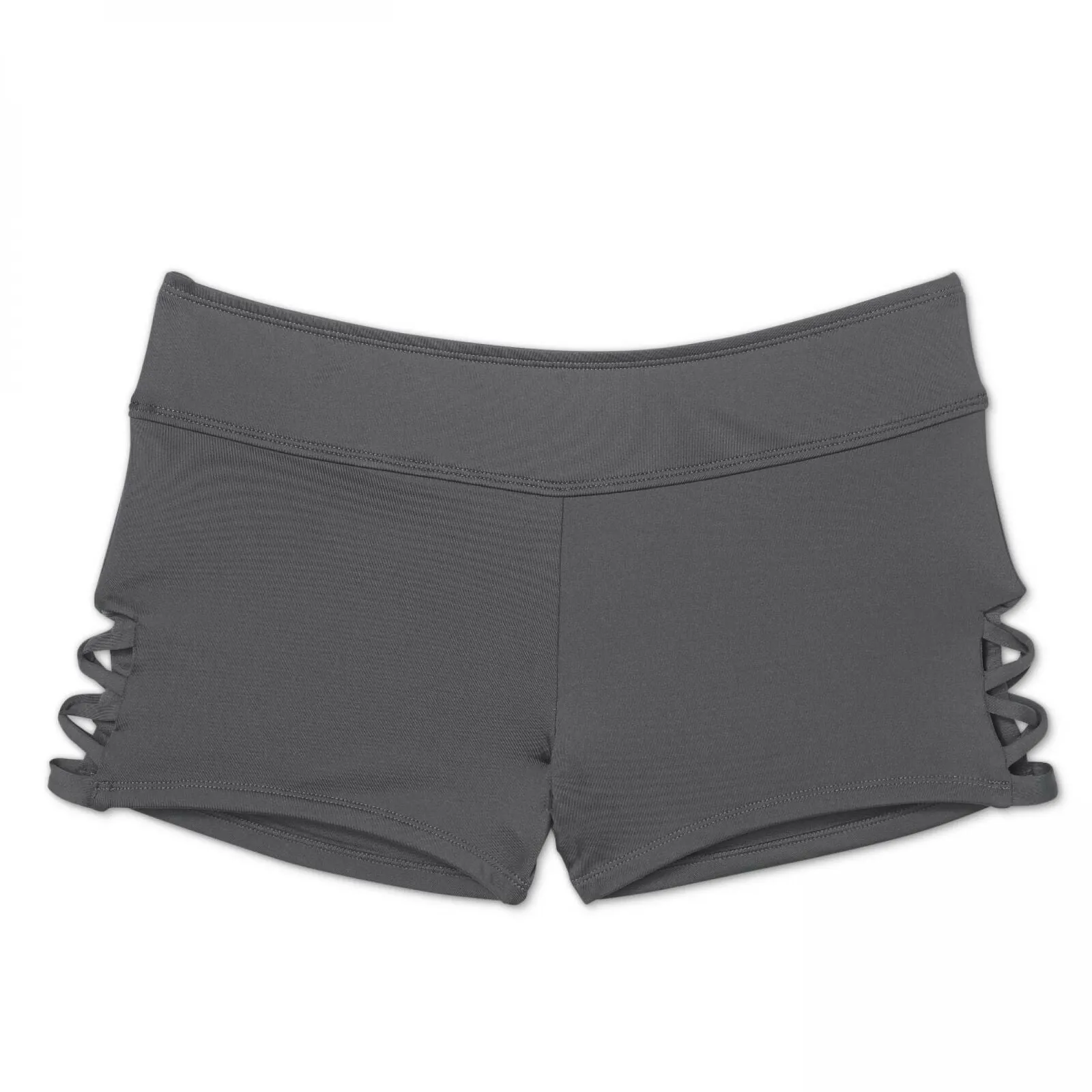 Kona Sol Women's Strappy Side Swim Shorts