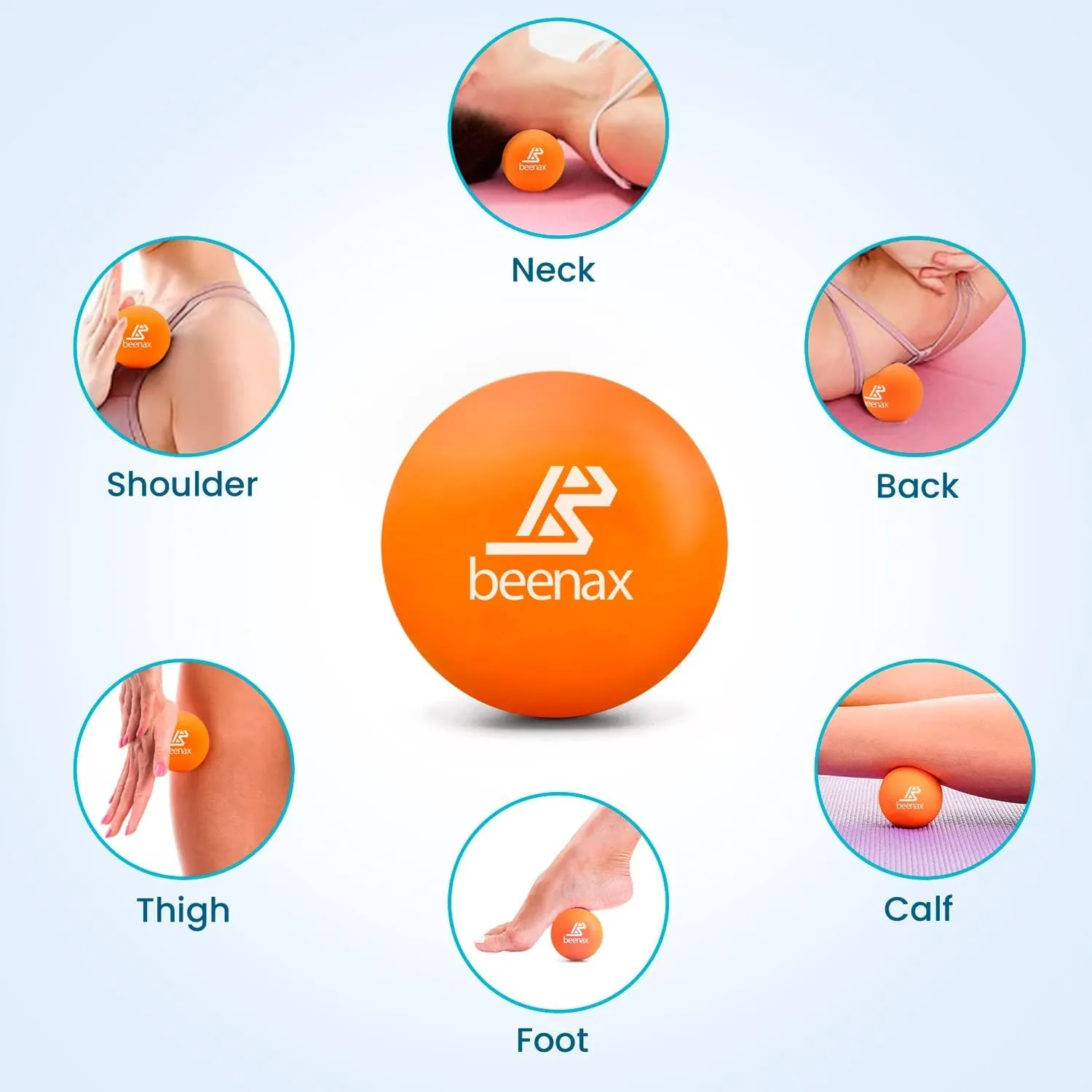 Lacrosse Massage Ball - Orange