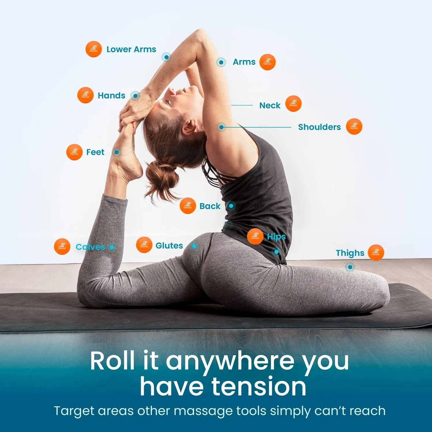Lacrosse Massage Ball - Orange