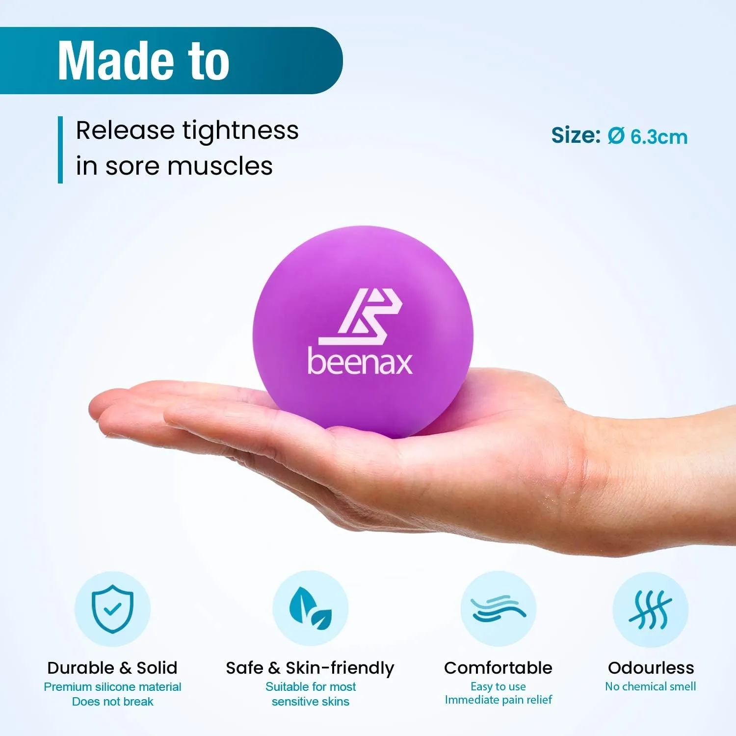 Lacrosse Massage Ball - Purple