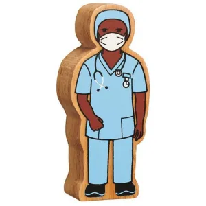 Lanka Kade Natural Blue Nurse in Scrubs