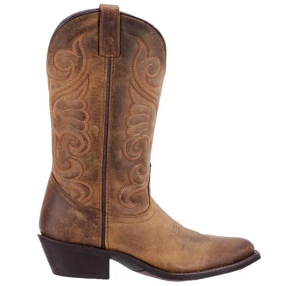 Laredo Bridget Women's Tan Leather Boot 51084