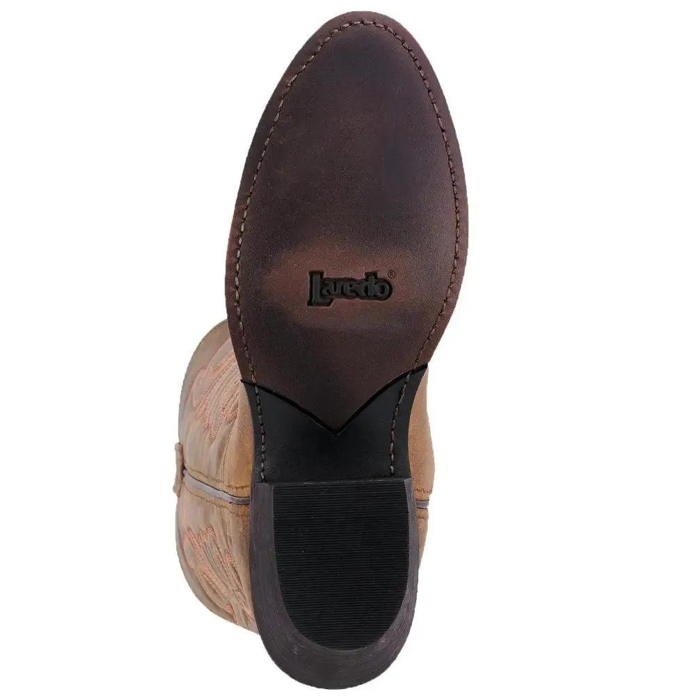 Laredo Bridget Women's Tan Leather Boot 51084