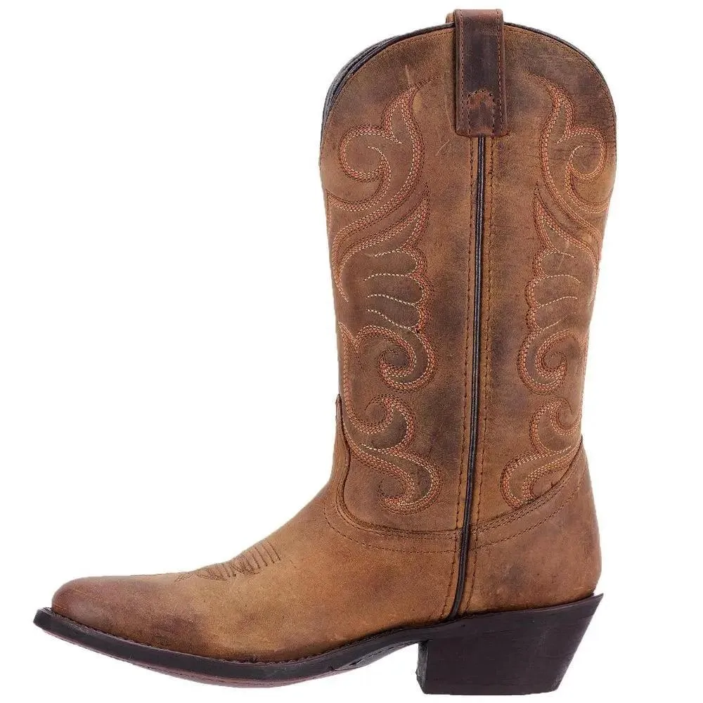 Laredo Bridget Women's Tan Leather Boot 51084