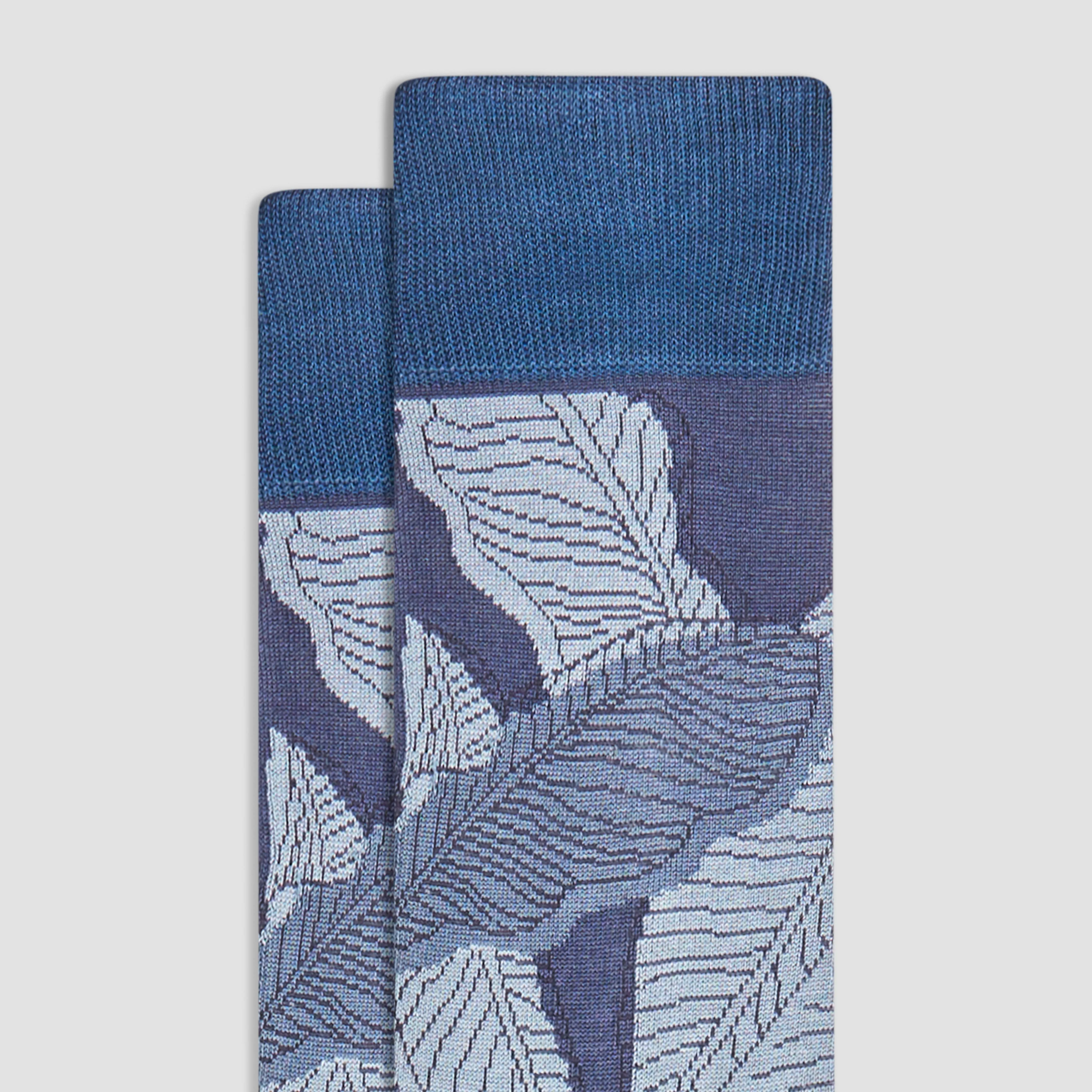 Leaves Mid-Calf Socks
