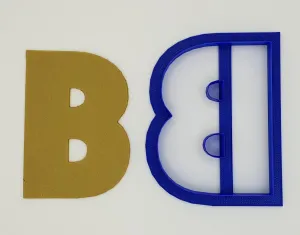 Letter B Cookie Cutter Chunky Alphabet 9.5cm