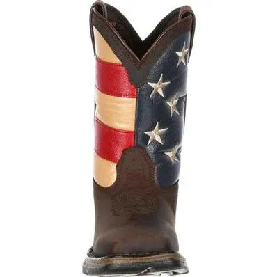 LIL' REBEL™ BY DURANGO® LITTLE KIDS' FLAG WESTERN BOOT | DBT0159