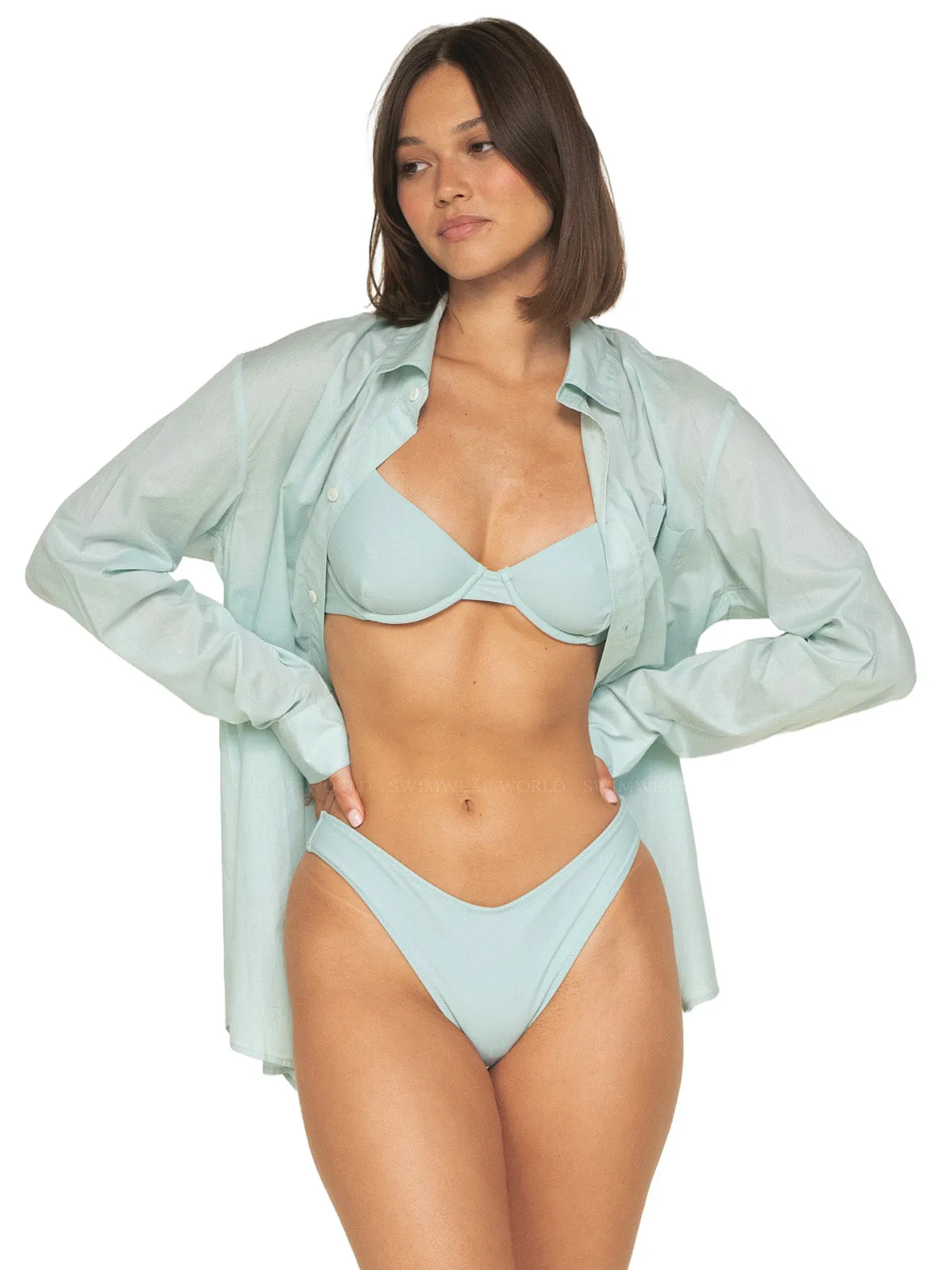 Long Sleeve Button Down Shirt ::RET