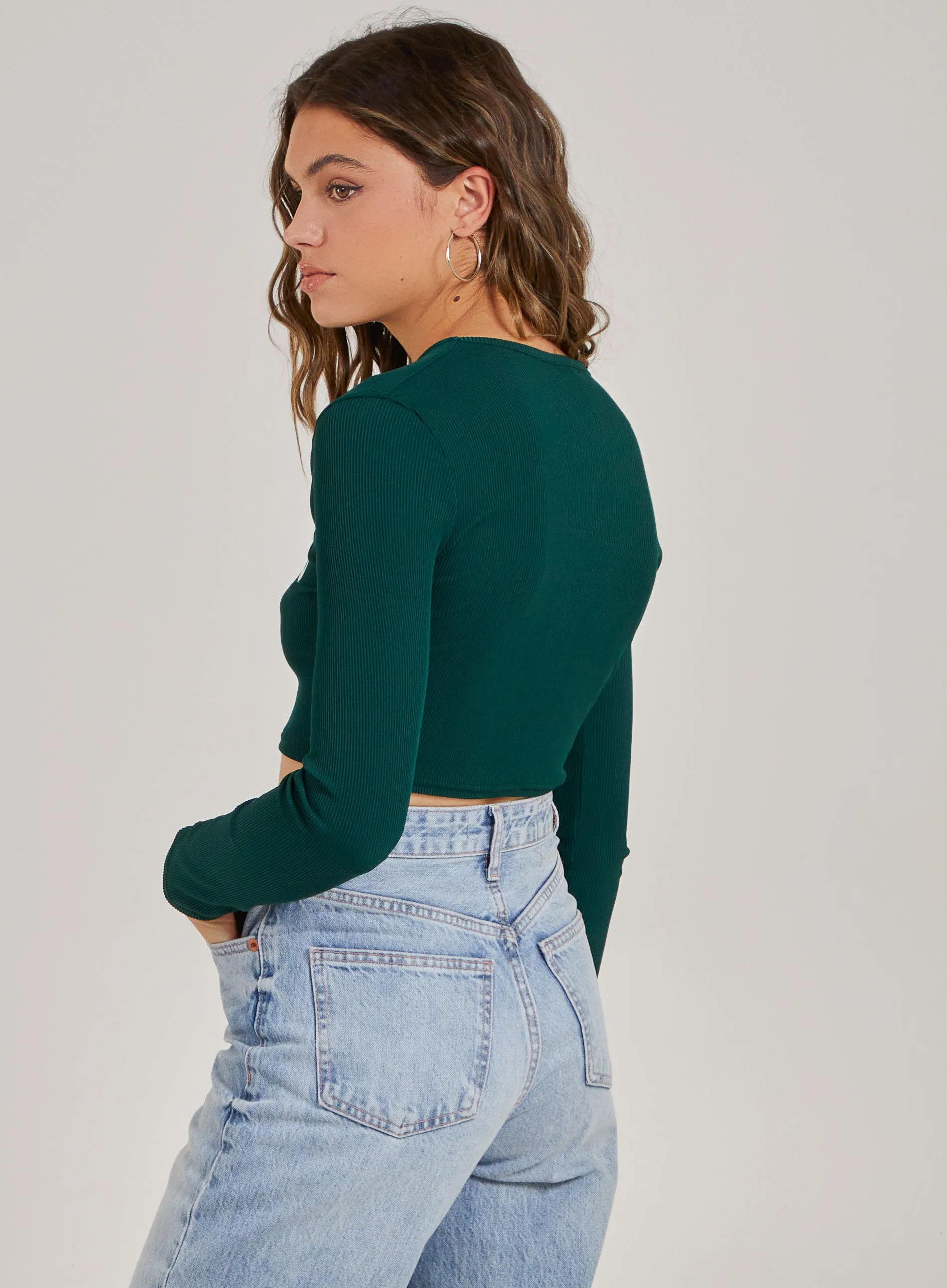 Los Angeles Varsity Print Top